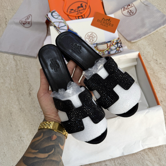 Hermes Oasis Grane Sandale Diamond (Full Set)
