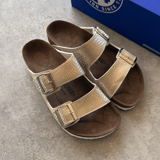 Birkenstock Snake Skin Gold Series V02