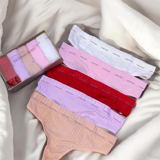 VS Ribana 5’li Günlük Konfor Tanga Seti – Pastel 