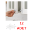 12 Adet Dolap Çekmece Tutacak Set Pratik Yapışkanlı Mobilya Komidin Kulpu Askı