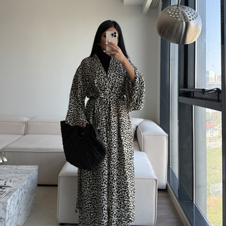 İoek saten kimono takım