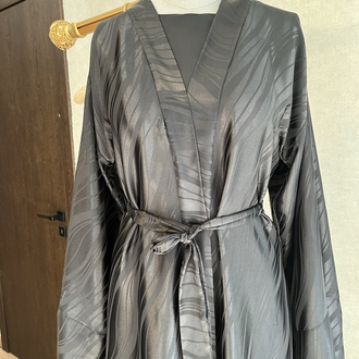 JAKAR saten abaya ve şal takım 