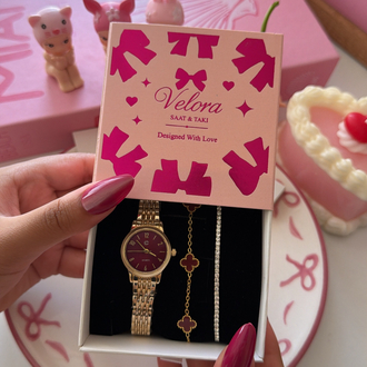 Gold bordo clasy set
