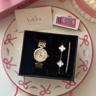 Gold luna set