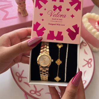 Gold içi gold evora set