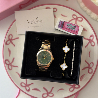 Gold yeşil set