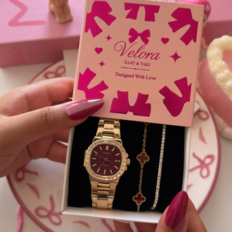 Gold bordo ptek set