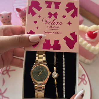 Gold yeşil set