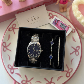 Lacivert shine set