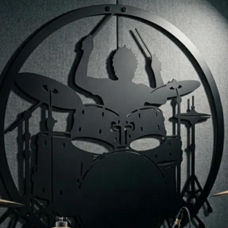 Dekoratif Koleksiyon – Lazer Kesim MEtal-Batari Duvar Tablosu