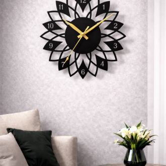 Dekoratif Metal Kesim Saat model 3
