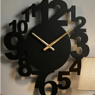 Dekoratif Metal Kesim Saat model 20