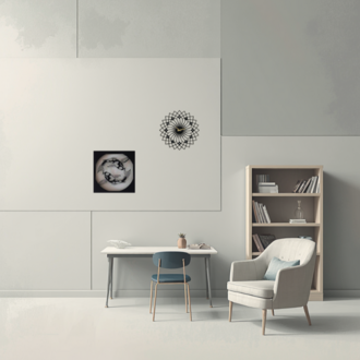 Koi Balığı Dekoratif Metal Tablo