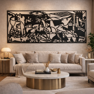 Picasso Guernica Dekoratif Metal Tablo