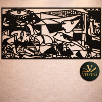 Picasso Guernica Dekoratif Metal Tablo