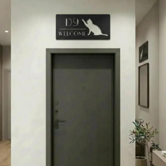 LAZER KESİM METAL KAPI NUMARASI