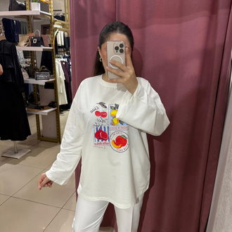 Baskılı bluz