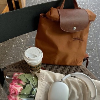 Longchamp Classic Backpack / Cognac
