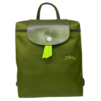 Longchamp Classic Backpack / Khaki Green