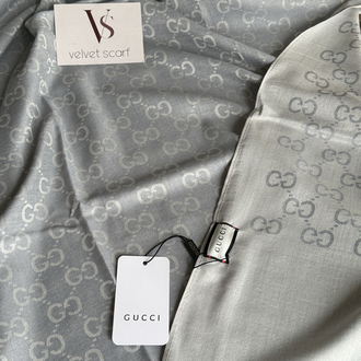 GUCCI YÜN İPEK AÇIK GRİ