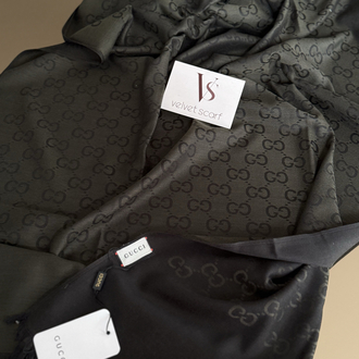 GUCCI YÜN İPEK ŞAL HAKİ