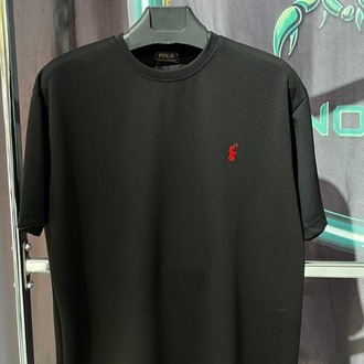 Polo Ralph Lauren Siyah Premium Bisiklet Yaka Tshirt