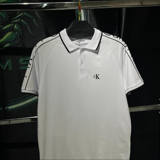 Calvin Klein Beyaz Premium Polo Yaka Tshirt