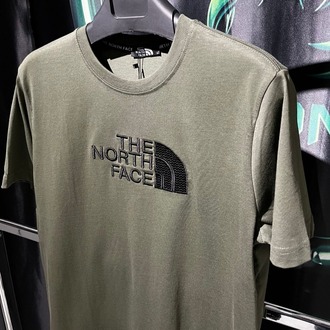 The North Face Haki Premium Bisiklet Yaka Tshirt
