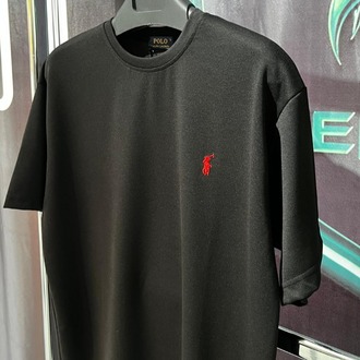 Polo Ralph Lauren Siyah Premium Bisiklet Yaka Tshirt