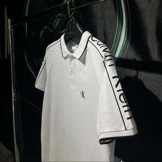 Calvin Klein Beyaz Premium Polo Yaka Tshirt