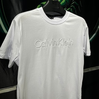Calvin Klein Beyaz Premium Bisiklet Yaka Tshirt