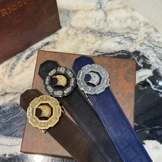 Stefano Ricci Eagle Buckle Crocodile Belt