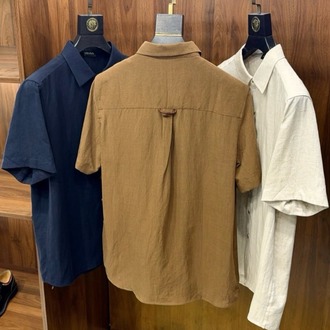 Zegna Linen Short-Sleeve Shirt
