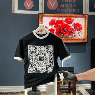 Dolce & Gabbana Siyah/Beyaz Tshirt