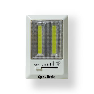 S-link SL-8700 Kademe Ayarlı Led 3*AAA Pilli Gece Lambası