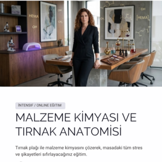 Malzeme kimyası ve tırnak anatomisi - online eğitim