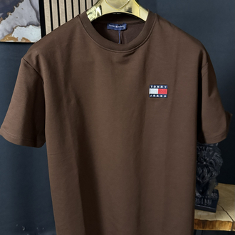 Tommy Hilfiger Oversize T-shirt (kahverengi)
