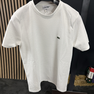 Lacoste Mesh Kumaş Şort Takım (beyaz)