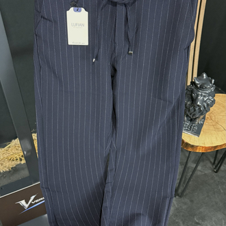 Lufian Çizgili Jogger Pantolon (lacivert)