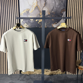 Tommy Hilfiger Oversize T-shirt (kahverengi)