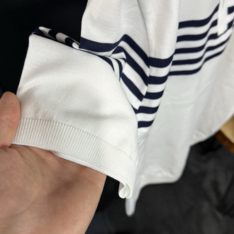 Triko Doku Polo Yaka T-shirt (beyaz)