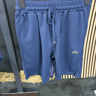 Lacoste Mesh Kumaş Şort Takım (lacivert)