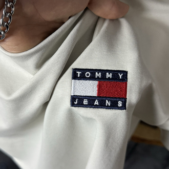 Tommy Hilfiger Oversize T-shirt (krem)
