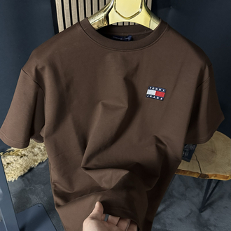 Tommy Hilfiger Oversize T-shirt (kahverengi)