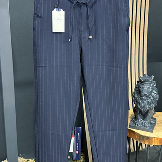 Lufian Çizgili Jogger Pantolon (lacivert)