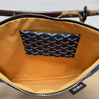 Goyard Senat GM Macbook Bag - Navy Blue