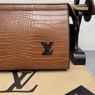 Louis Vuitton Clutch Bag - Croc Leather