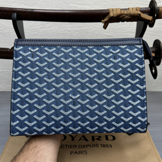 Goyard Clutch Bag - Navy Blue