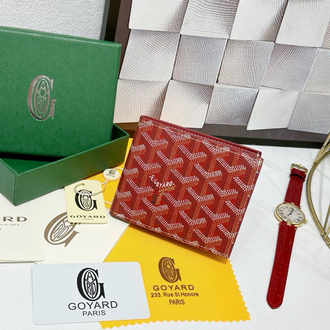 Imported | Ithal Goyard Wallet - Red