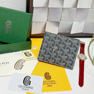 Imported | Ithal Goyard Wallet - Gray